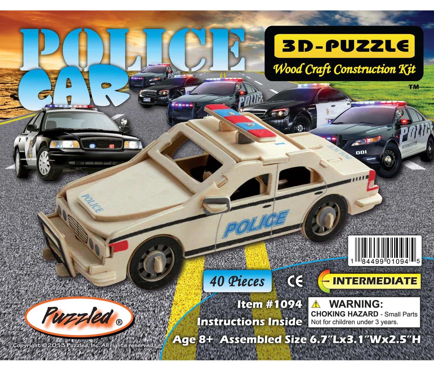 Police Car – 3D Puzzles