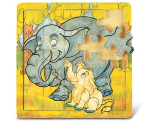 Elephant & Baby - Jigsaw