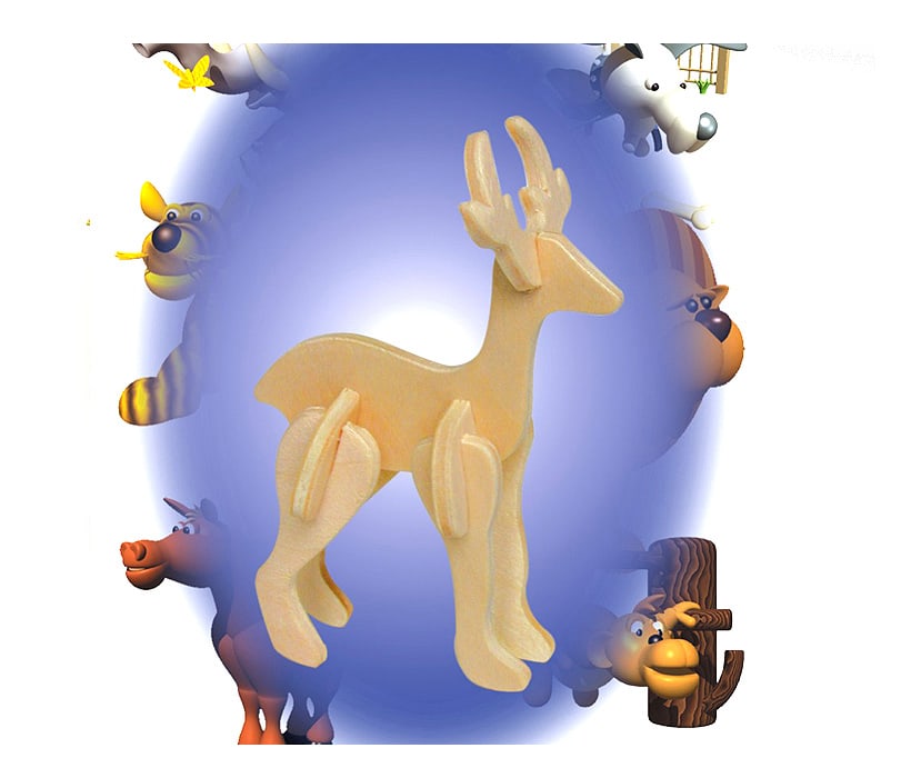Reindeer – Mini 3D Puzzles