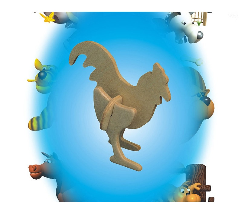 Rooster – Mini 3D Puzzles