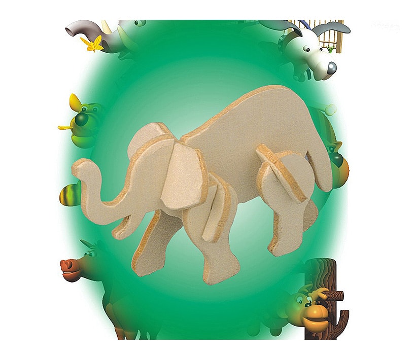 African Elephant – Mini 3D Puzzles