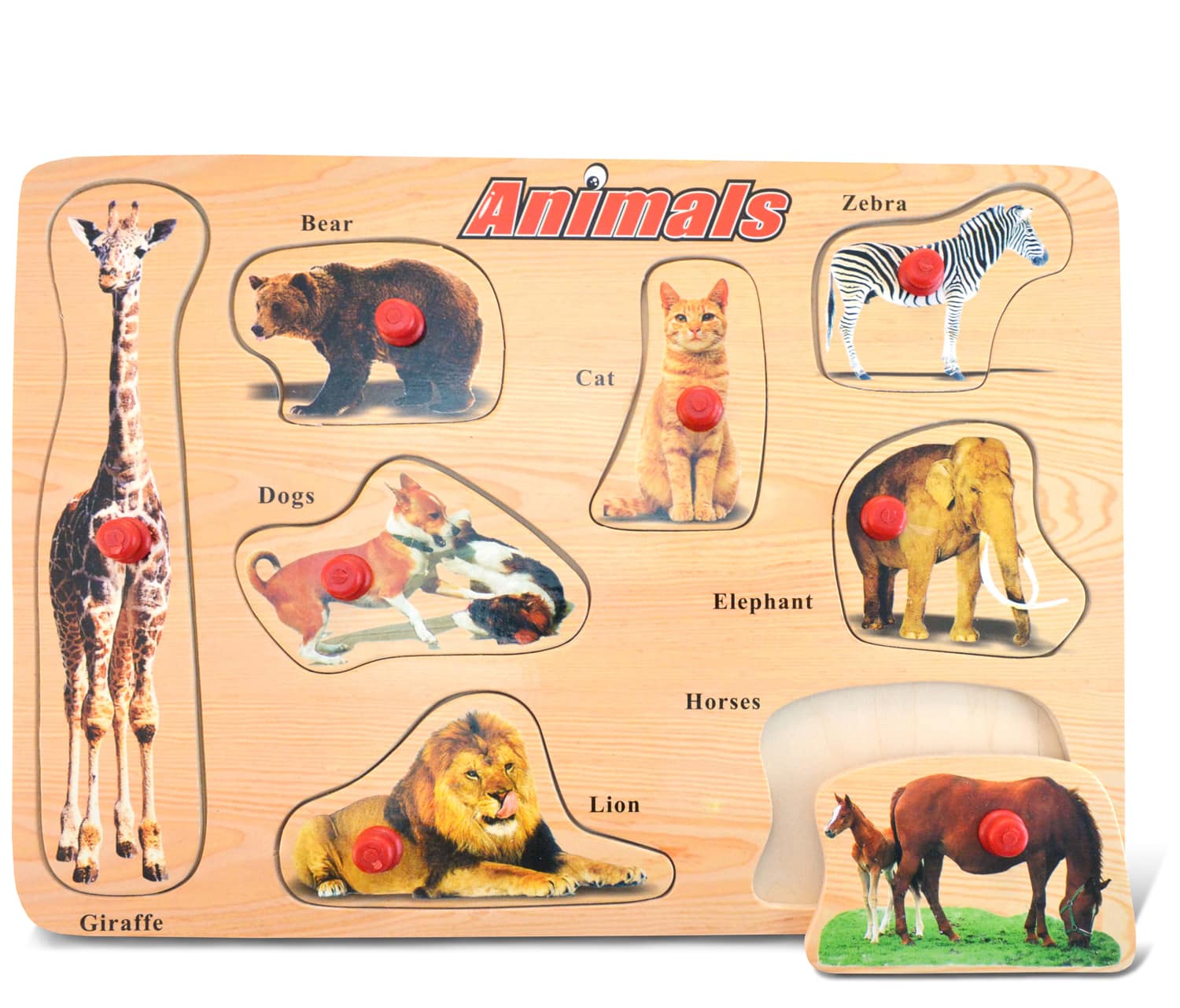 Animals – Peg Puzzle Large