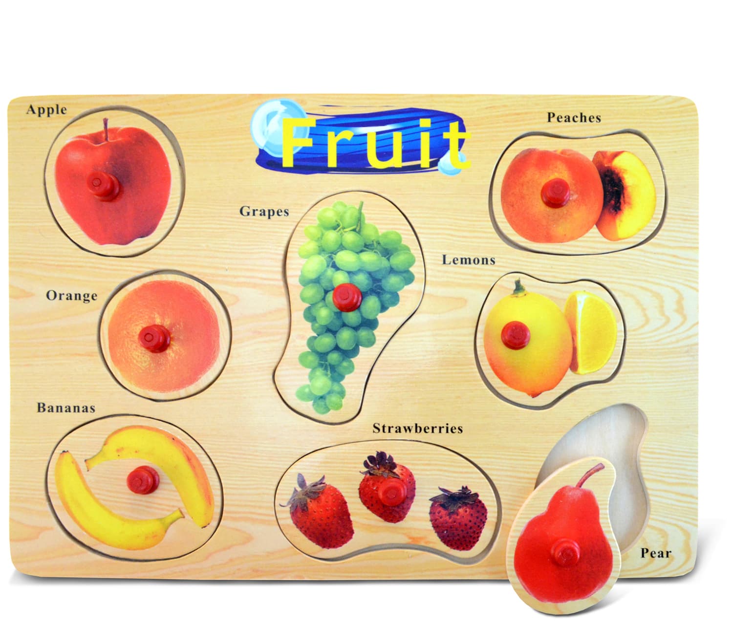 Fruit – Peg Puzzle Large