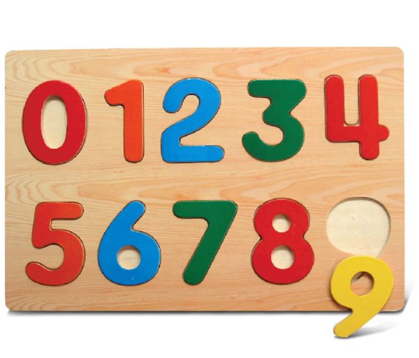 Numbers - Raised Puzzle Small