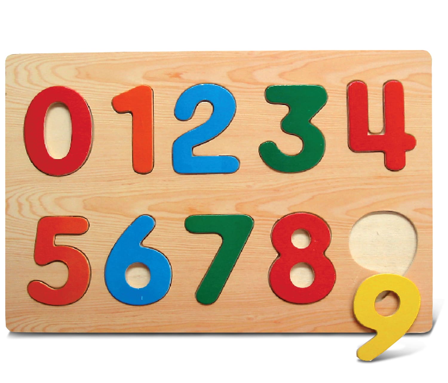 Numbers – Raised Puzzle Small