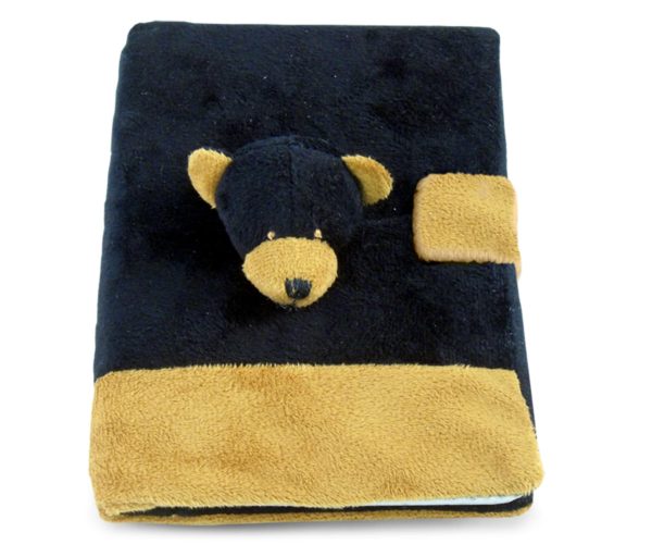 plush-notebook-black-bear