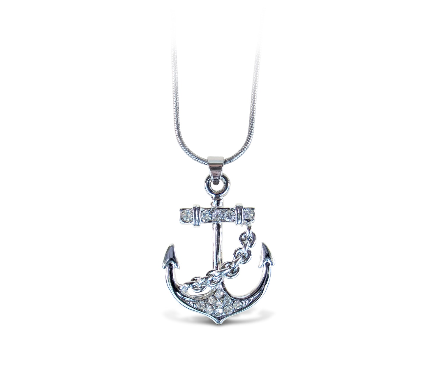 Anchor – Sparkling Necklace