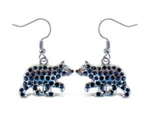 sparkling-earrings-black-bear