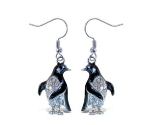 sparkling-earrings-penguin