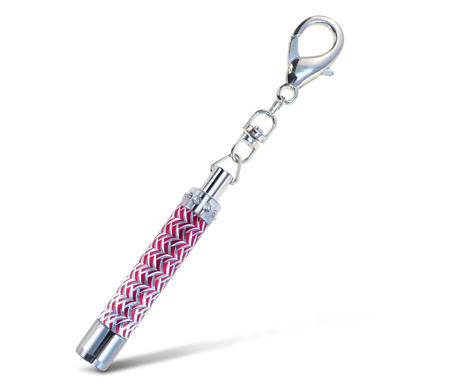 Engraved With Wave Pattern Red – Sparkling Flashlight