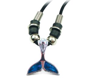 Aqua Jewelry Necklace Wild Style Chain Whale Fin