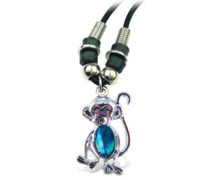 Aqua Jewelry Necklace Wild Style Chain Monkey