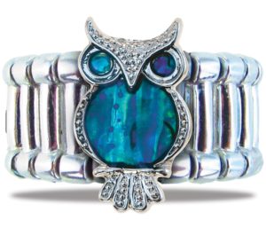 Aqua Jewelry Rings Owl