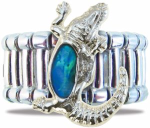 Aqua Jewelry Rings Alligator