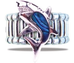 Aqua Jewelry Rings Shark