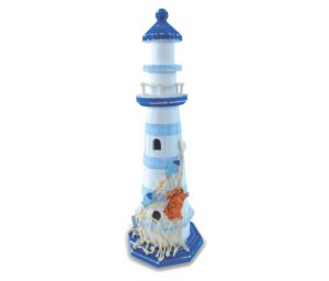 nautical-decor-light-blue-stripes-lighthouse-with-crab