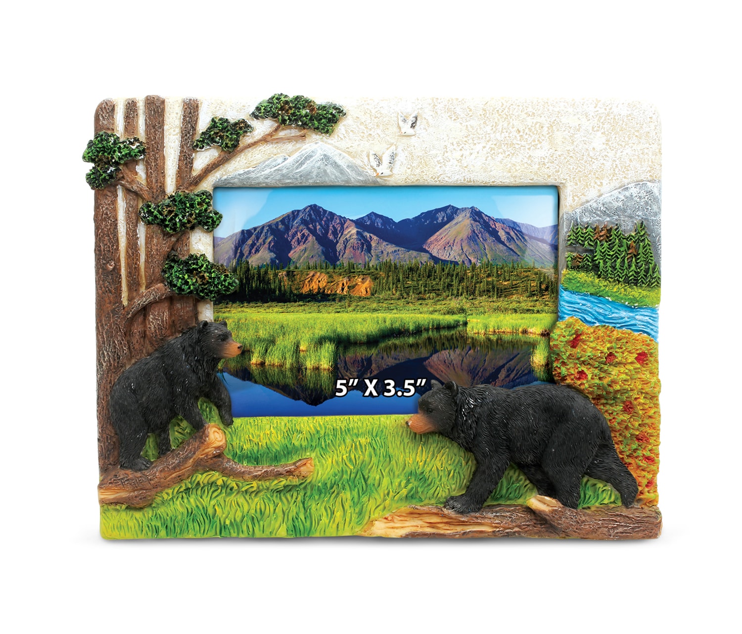 Black Bear 5 InchX3.5 Inch – Stone Frame