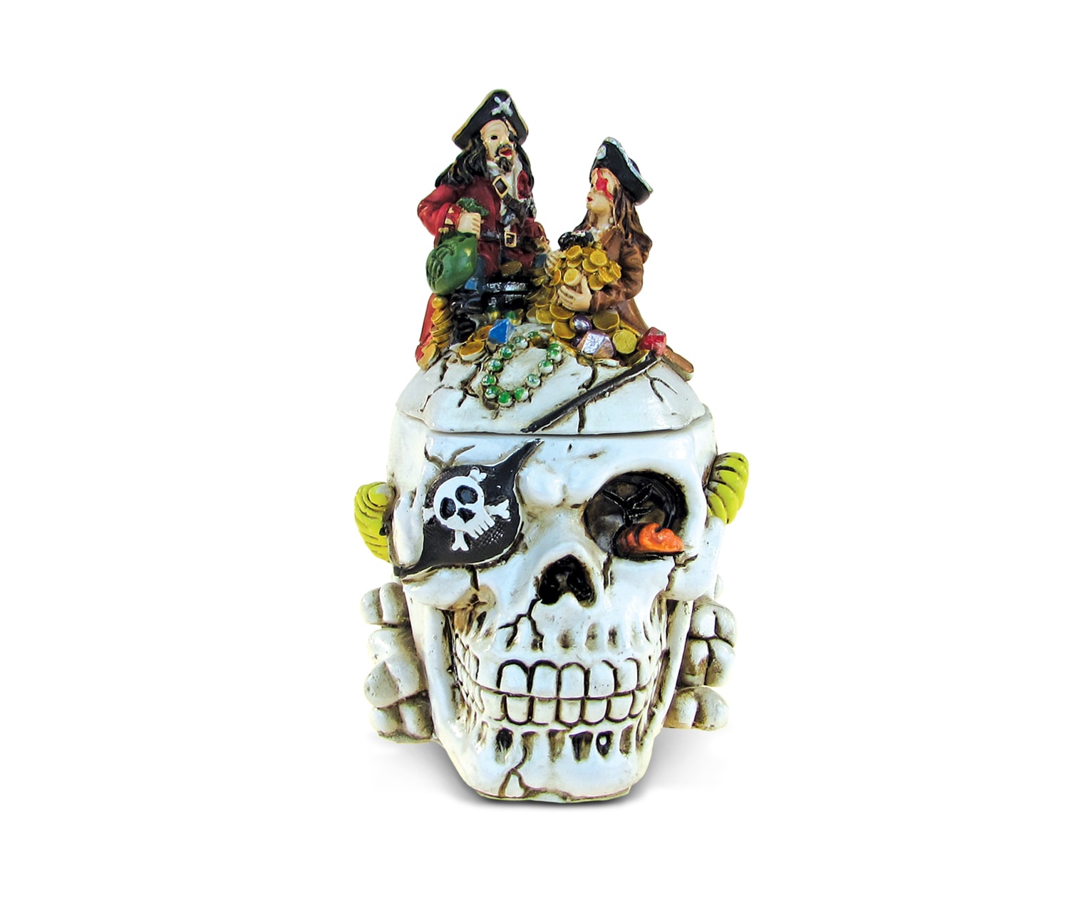 Pirate Skull – Stone Jewelry Box