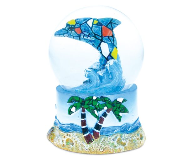nautical-decor-snow-globe-dolphin-mosaic-65mm