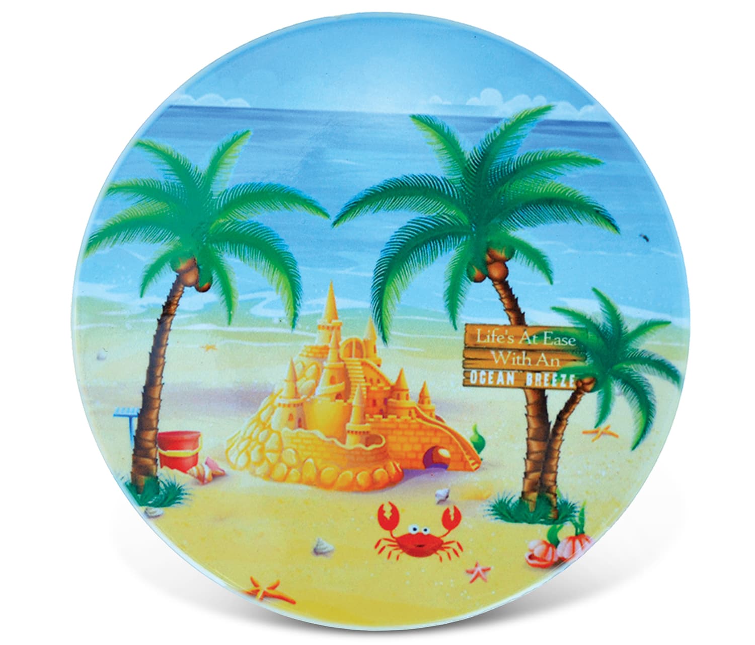 Sand Castle – Ceramic Coaster