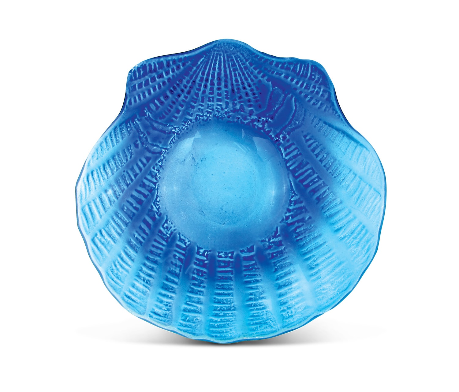 Blue Candle Holder – Shell – Glass Decor