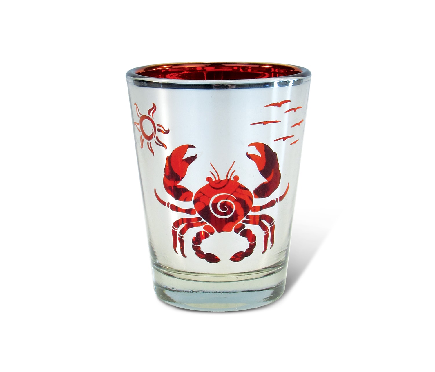 Crab – Silver Shot Glass