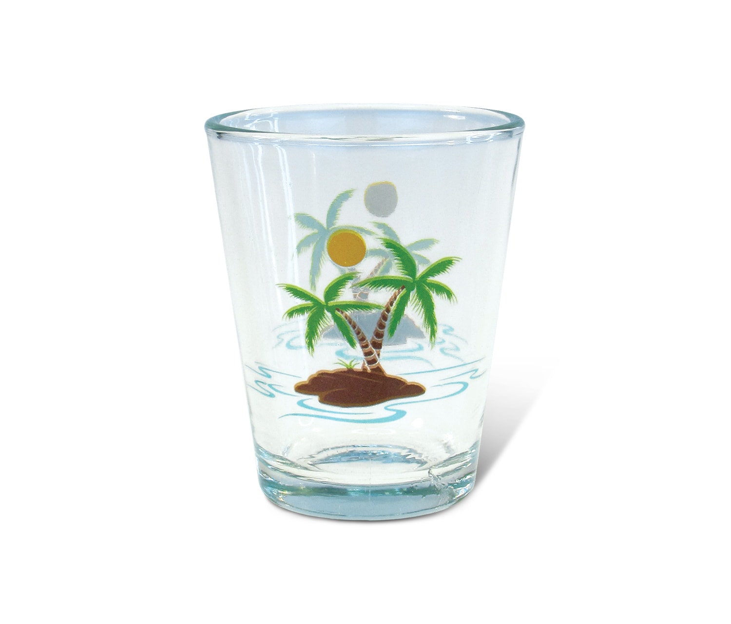 Palm Tree – Clear Shot Glass