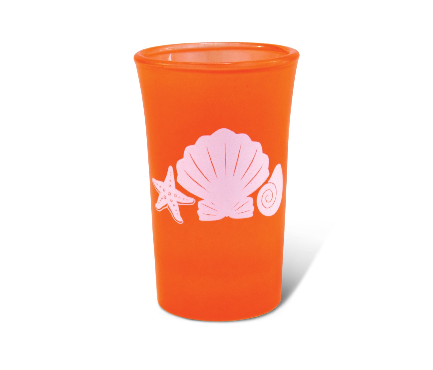 Orange Neon Tall Shot Glass – Shell
