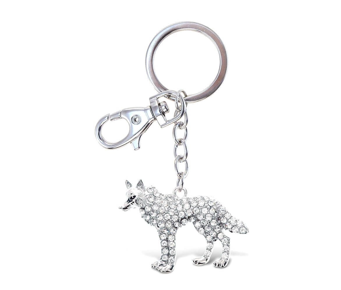 Wolf Keychain – Sparkling Charms