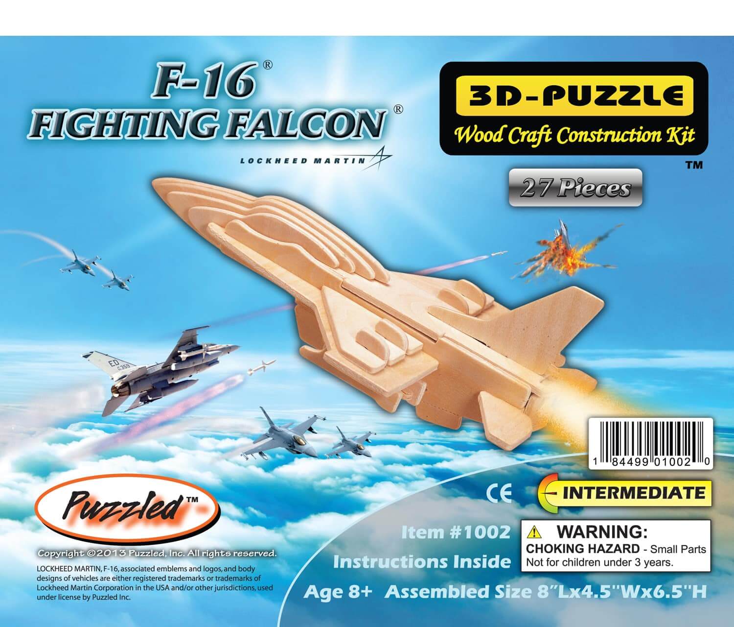 F16 Fighting Falcon – 3D Puzzles