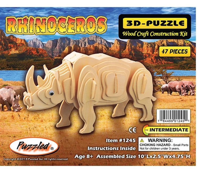 Rhinoceros – 3D Puzzles