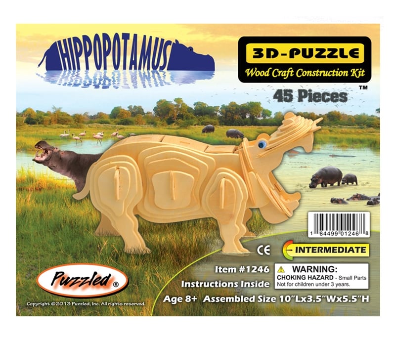 Hippopotamus – 3D Puzzles