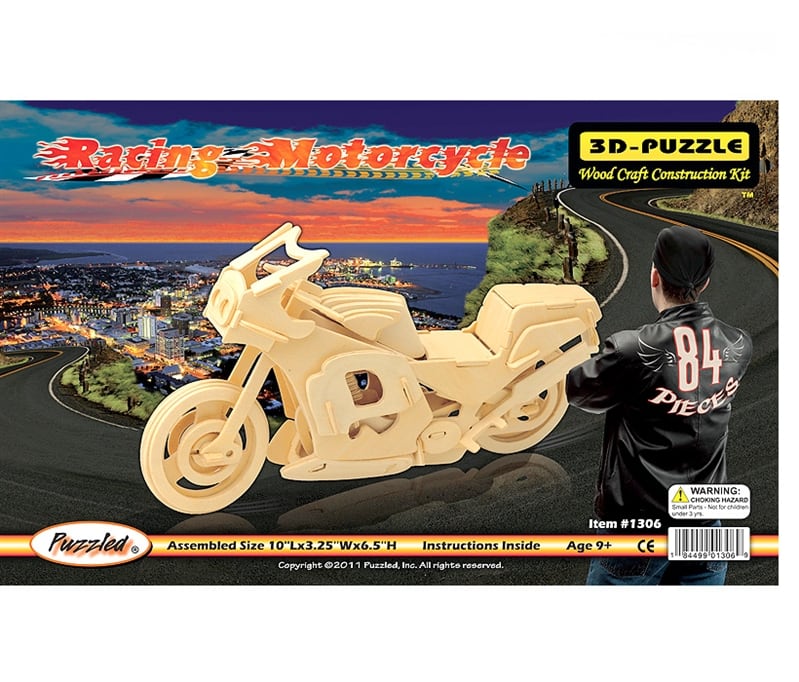 Racing Motorcycle – 3D Puzzles