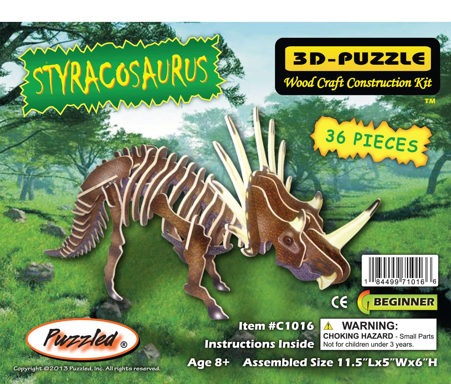 Little Styracosaurus – Illuminated 3D Puzzles