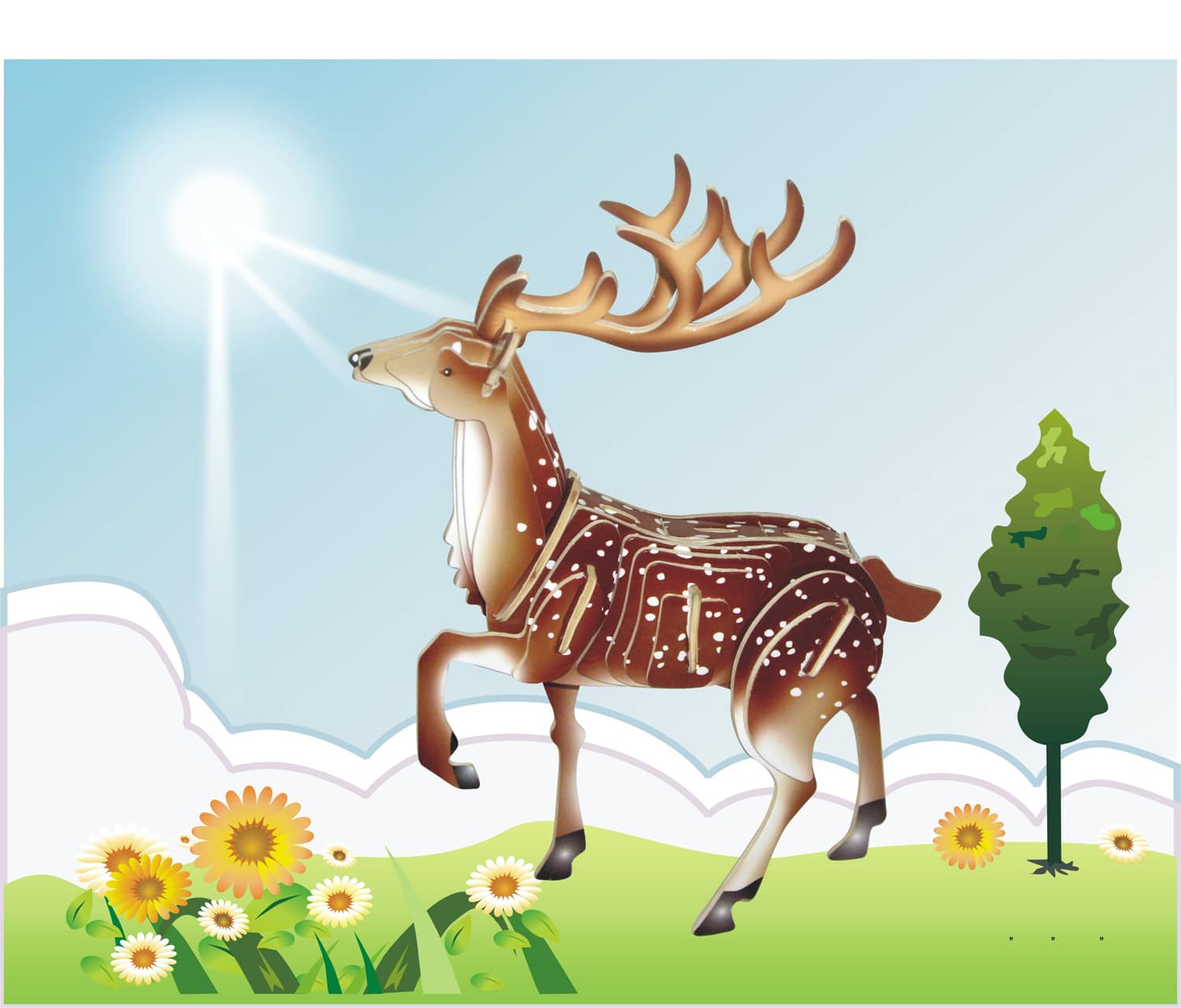 Deer – Illuminated 3D Puzzles
