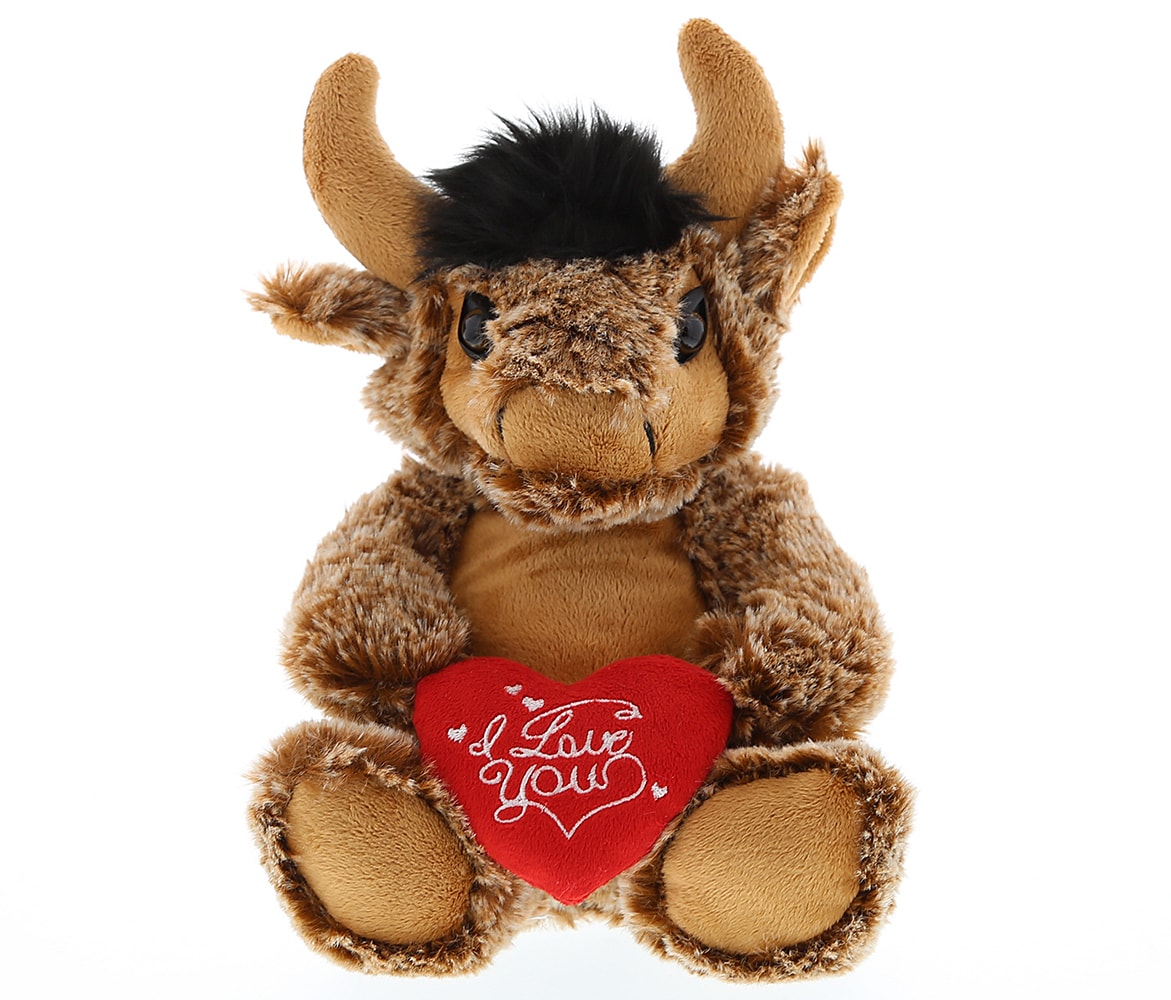 I Love You Valentines – Sitting Buffalo – Super Soft Plush