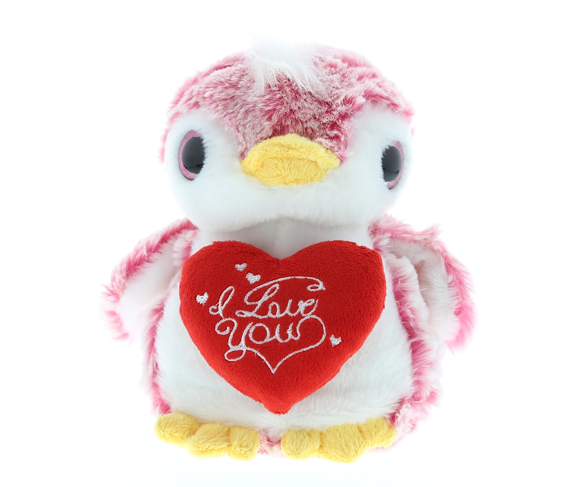 I Love You Valentines – Pink Penguin – Super Soft Plush