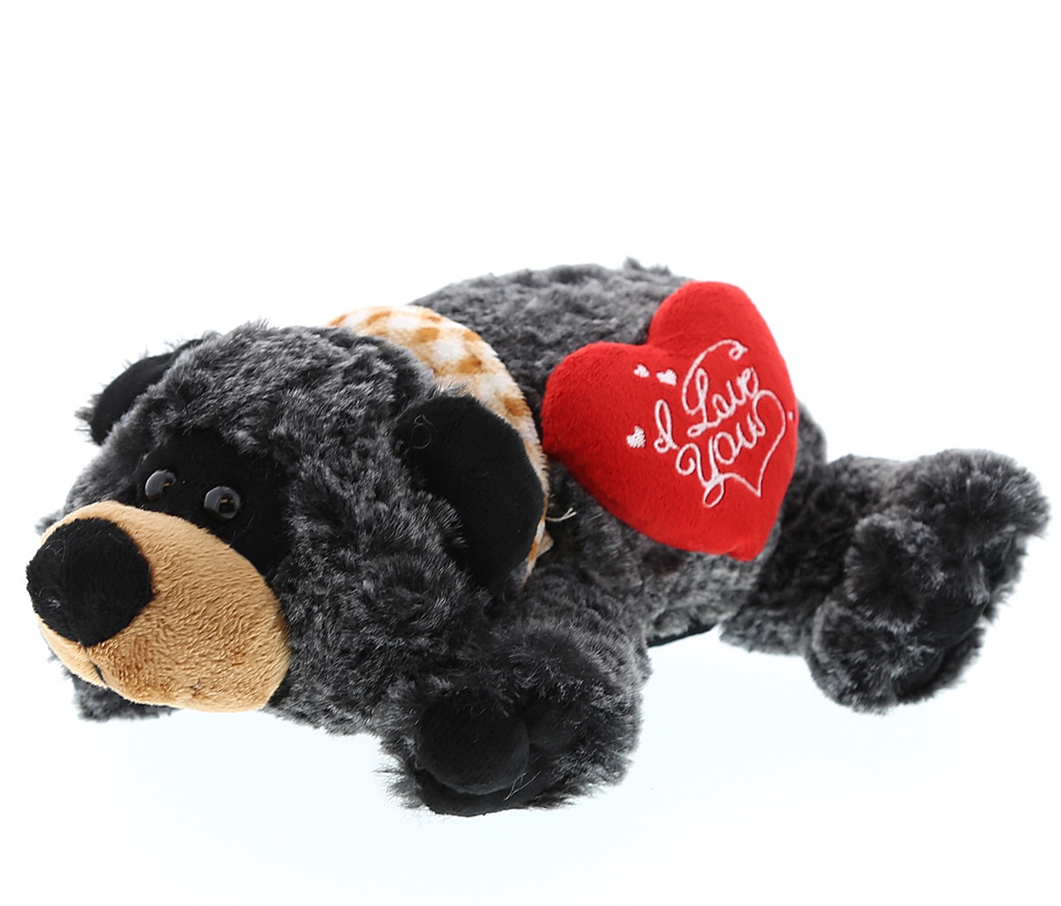 I Love You Valentines – Lying Black Bear – Super-Soft Plush