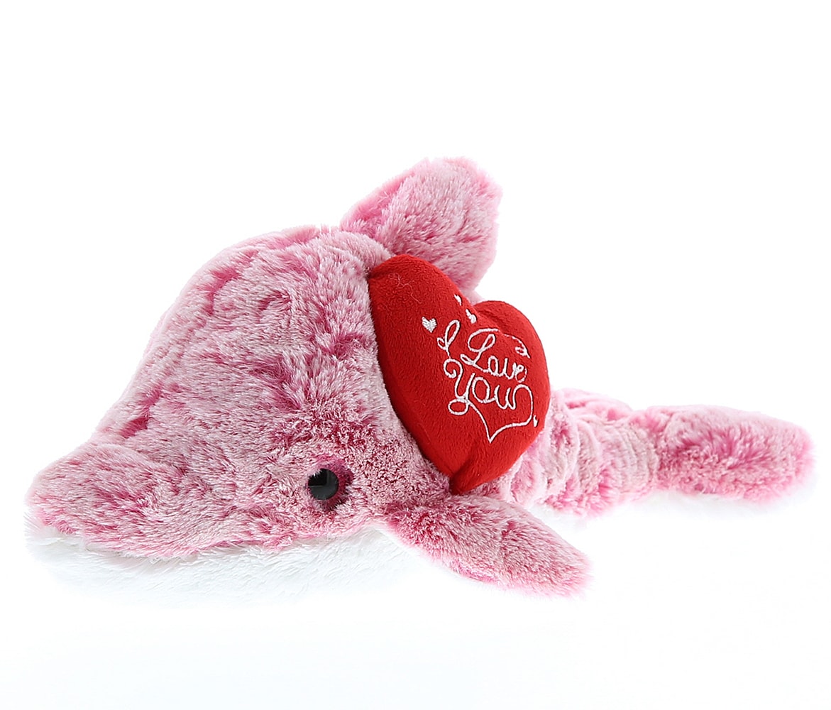 I Love You Valentines – Pink Dolphin – Super Soft Plush