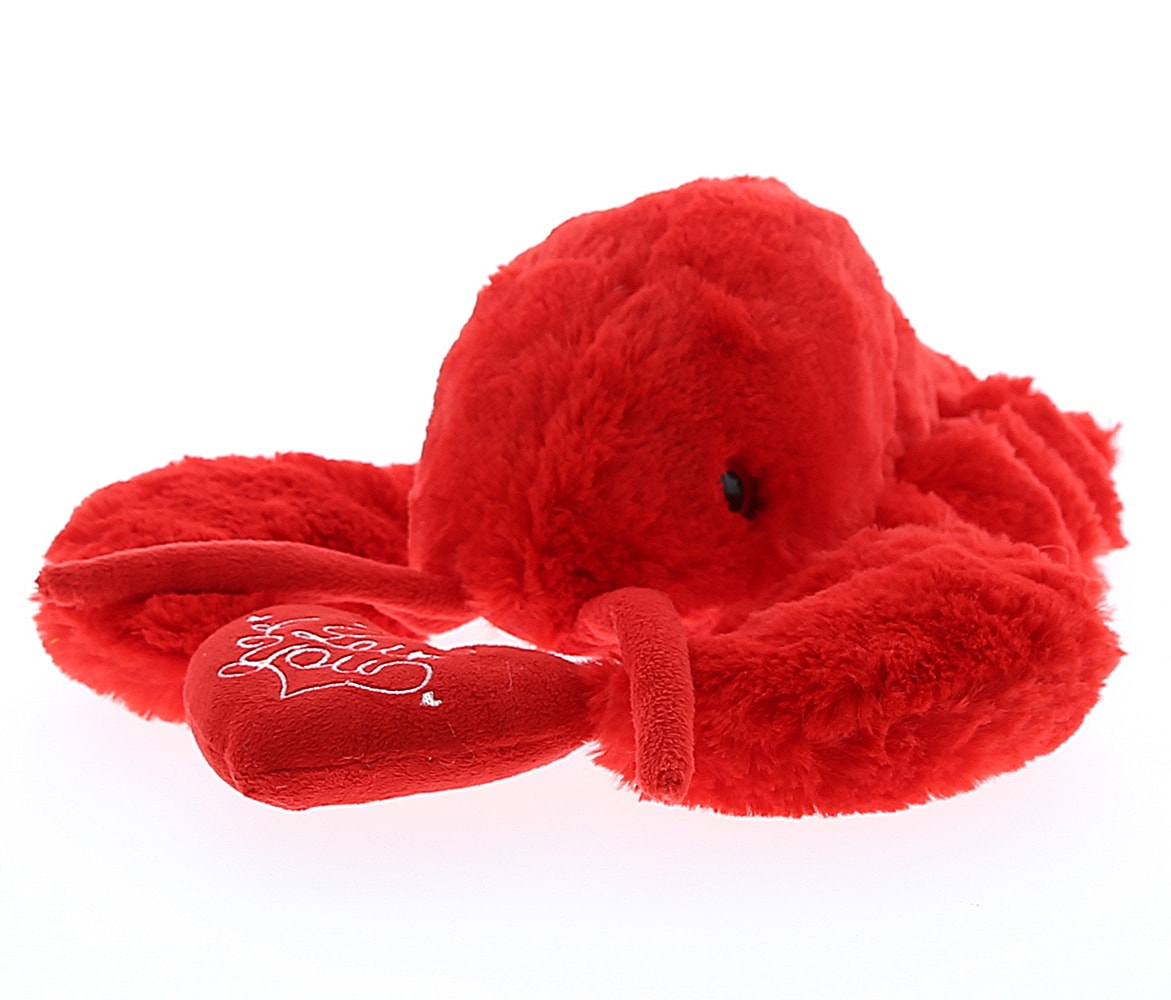 I Love You Valentines – Elegant Red Lobster – Super Soft Plush