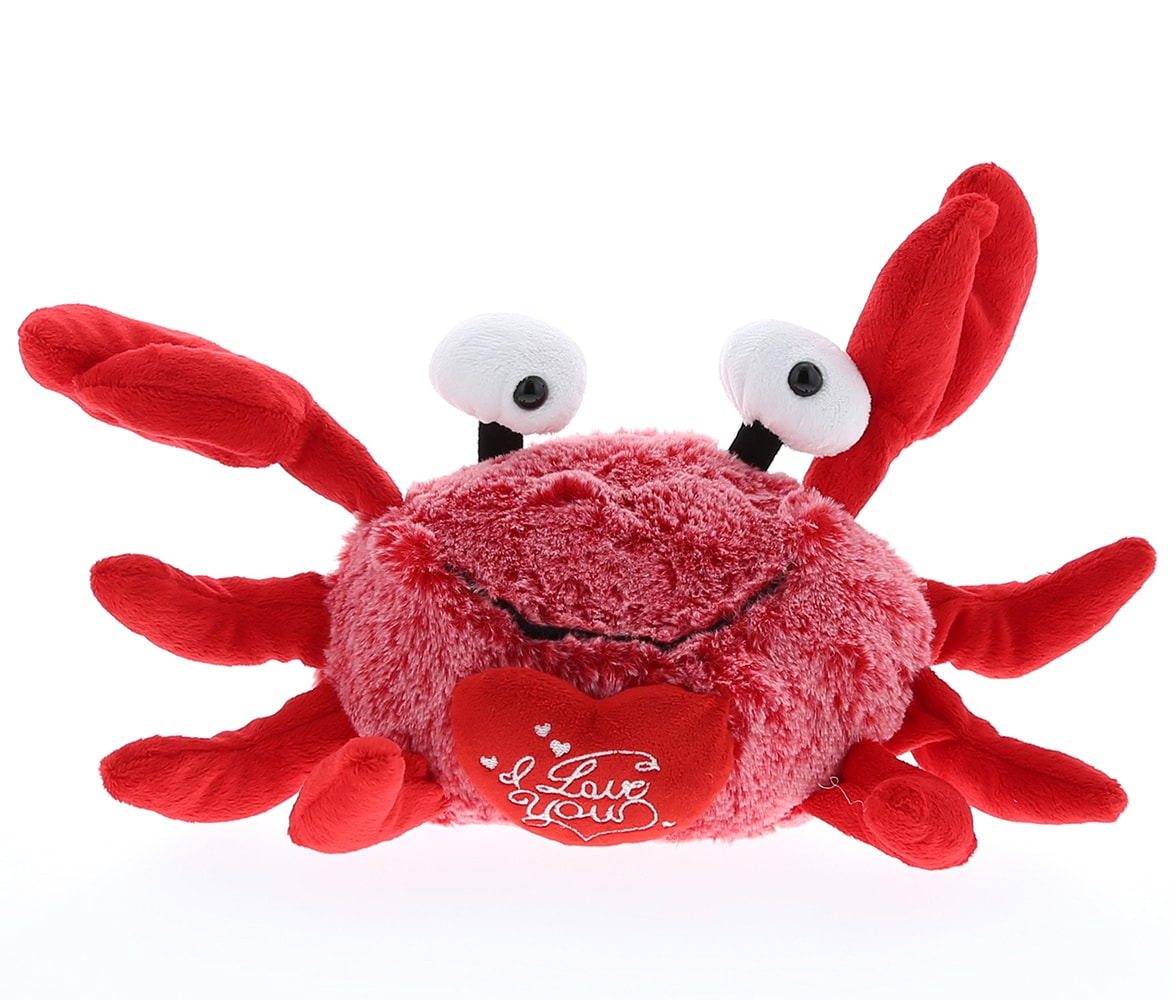 I Love You Valentines – Red Crab 12 Inch – Super-Soft Plush