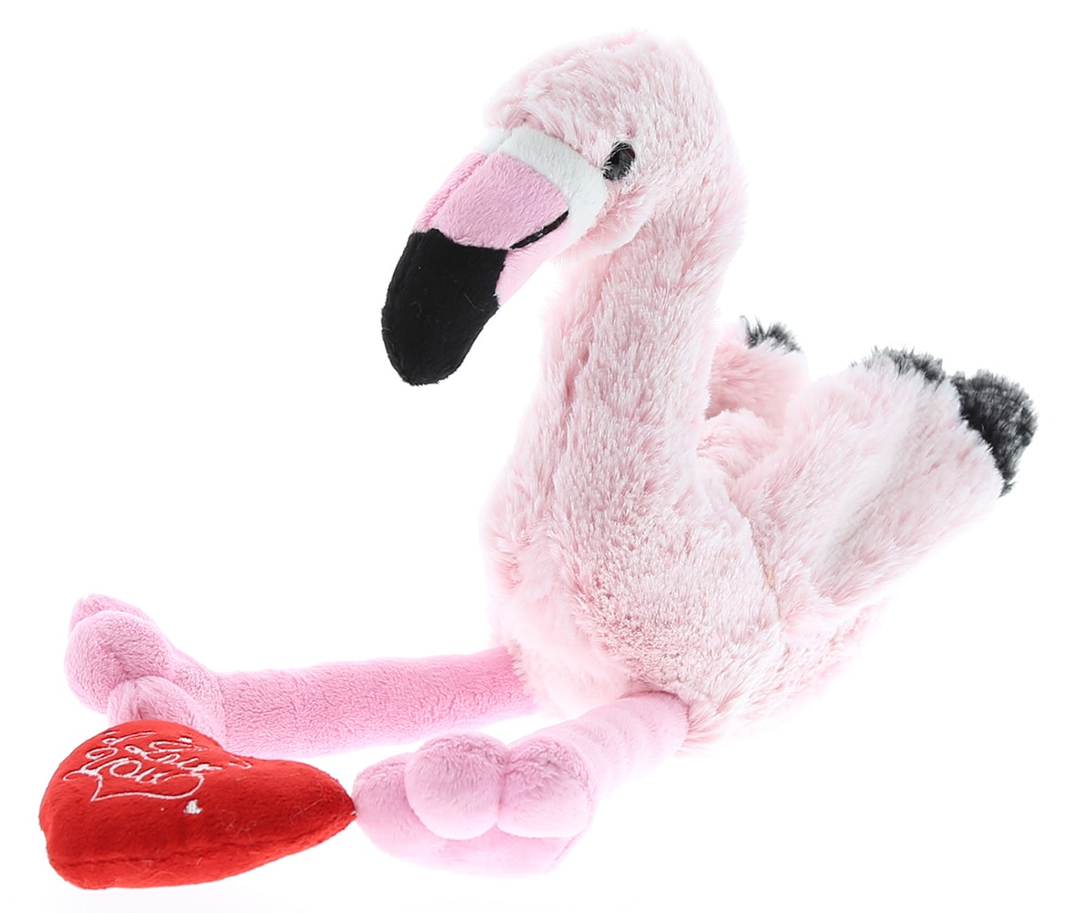 I Love You Valentines – Pink Flamingo – Super-Soft Plush
