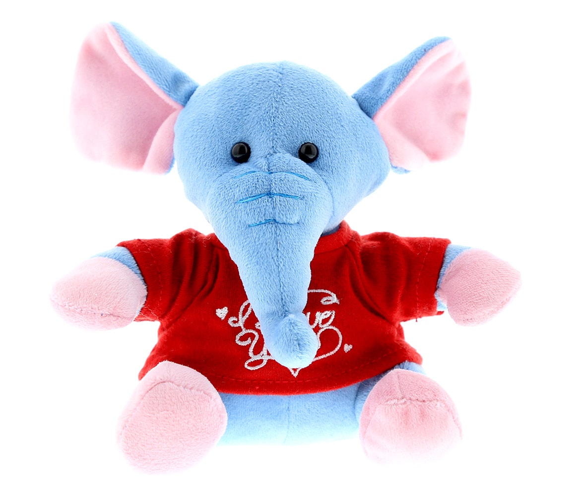 I Love You Valentines – 6 Inch Plush – Elephant