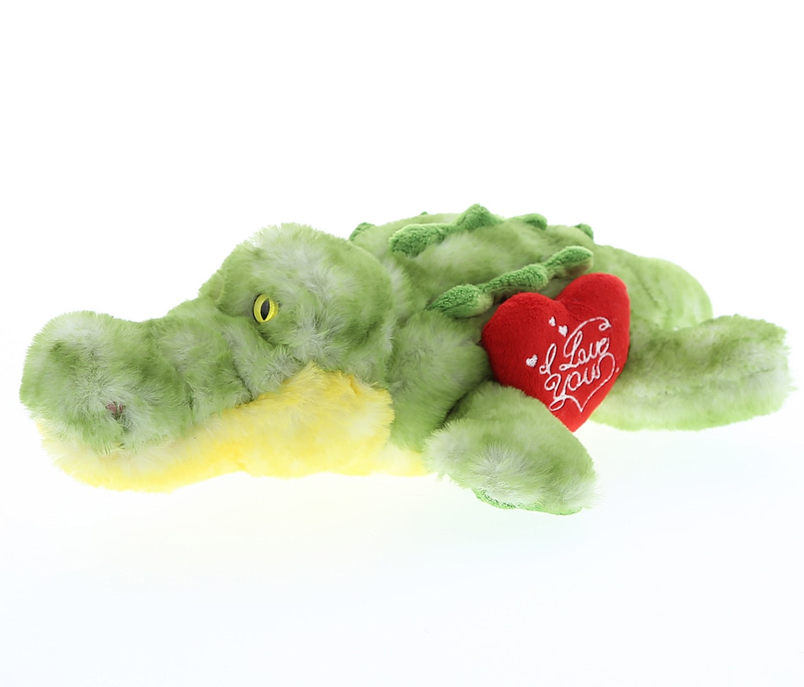 I Love You Valentines – Wild Alligator Small – Super Soft Plush