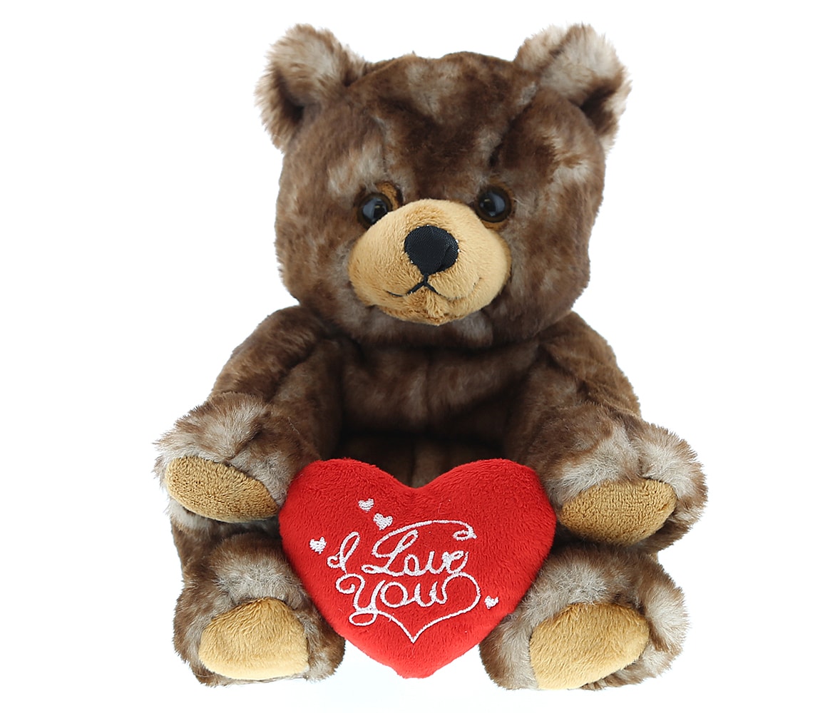I Love You Valentines – Cute Sitting Grizzly – Super Soft Plush