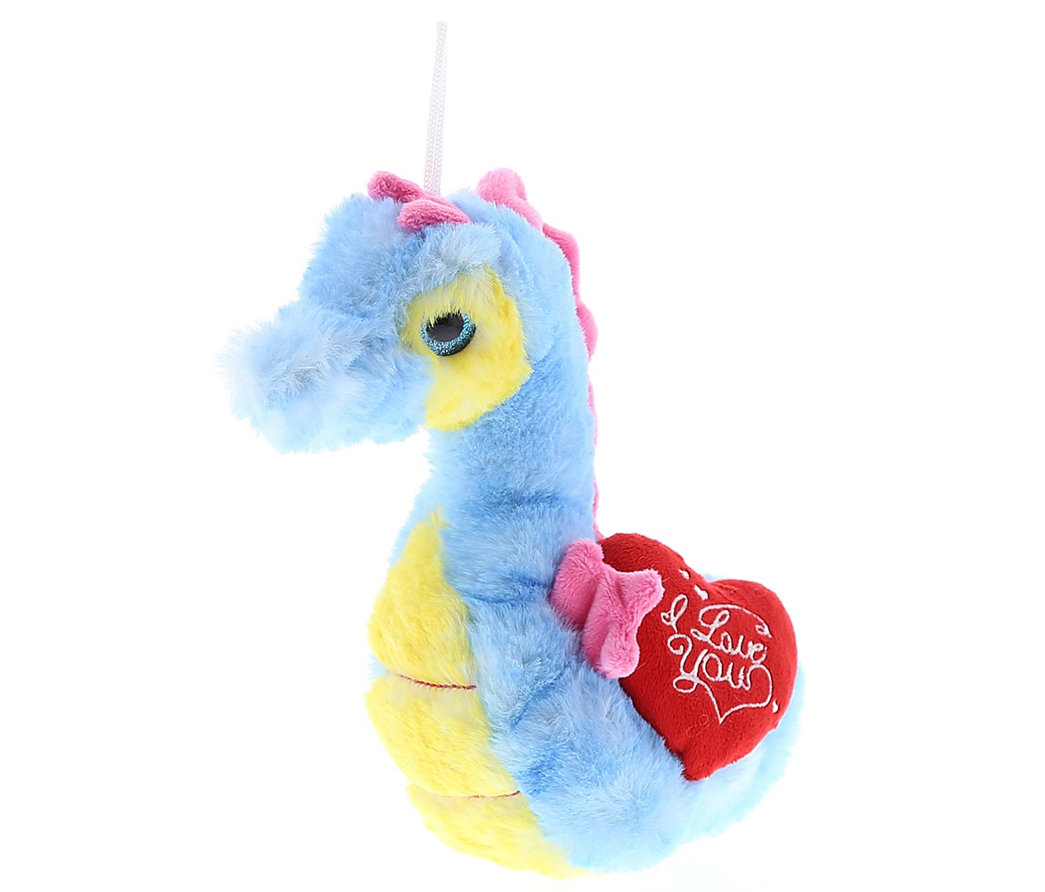 I Love You Valentines – Blue Seahorse – Super Soft Plush