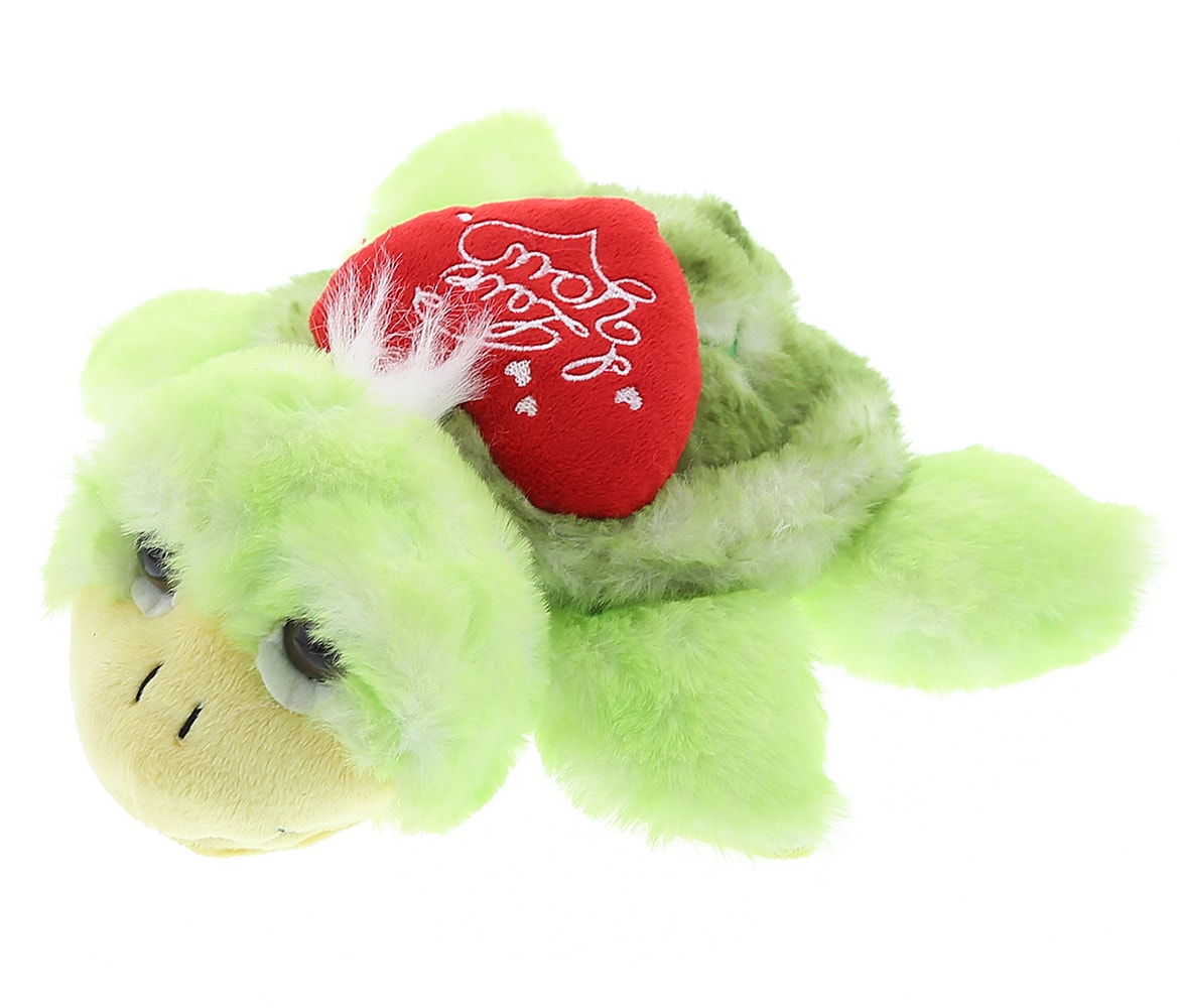 I Love You Valentines – Green Sea Turtle Small – Super Soft Plush