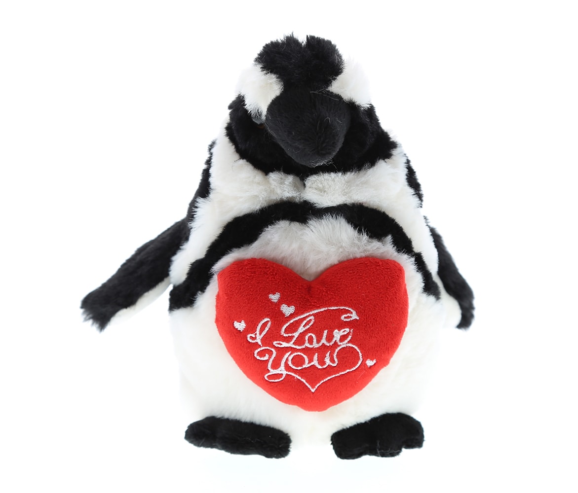 I Love You Valentines – African Penguin 7 Inch – Super Soft Plush