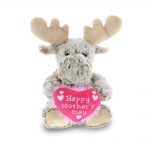 Mothers Day Plush – Sitting Moose – Super-Soft Plush