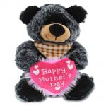 Mothers Day Plush – Sitting Black Bear – Super-Soft Plush